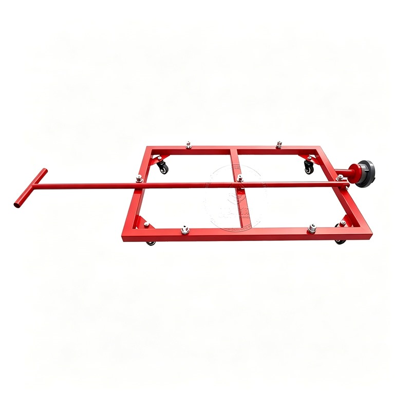 Square tube carbon steel EV chassis fire suppression device, 800 x 500 mm, 6 nozzles