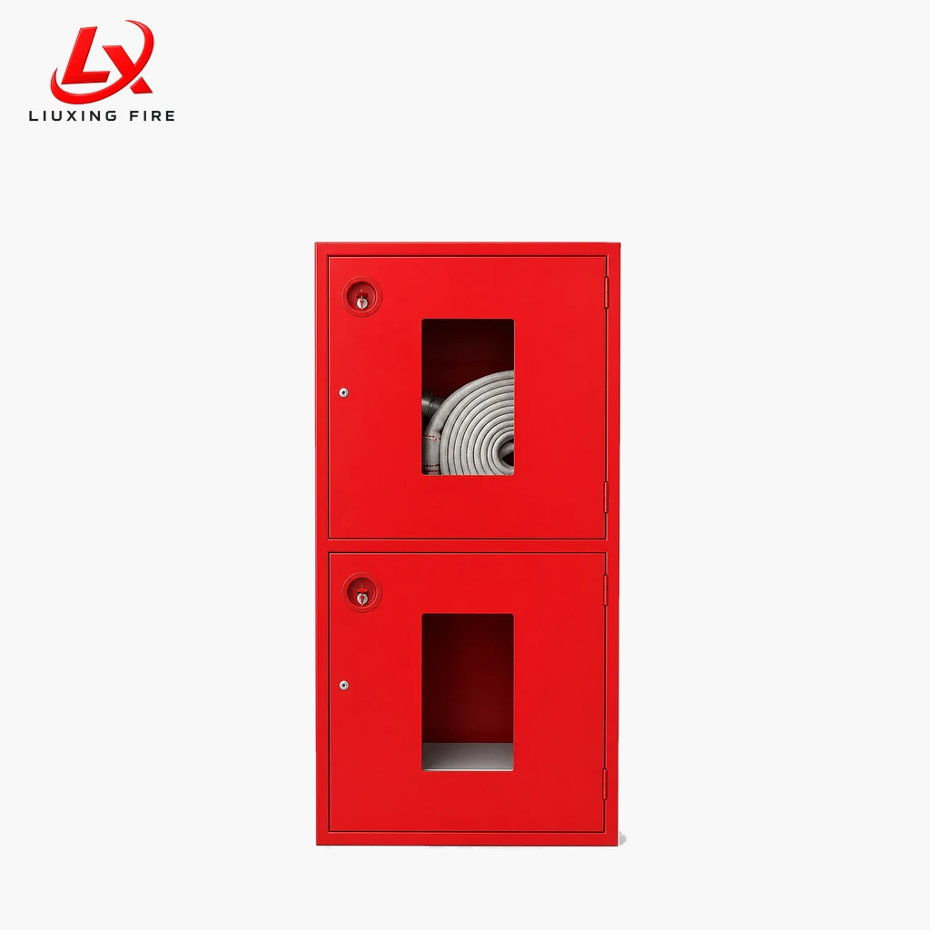 Two-Section Fire Hose Reel Cabinet — Representative configuration