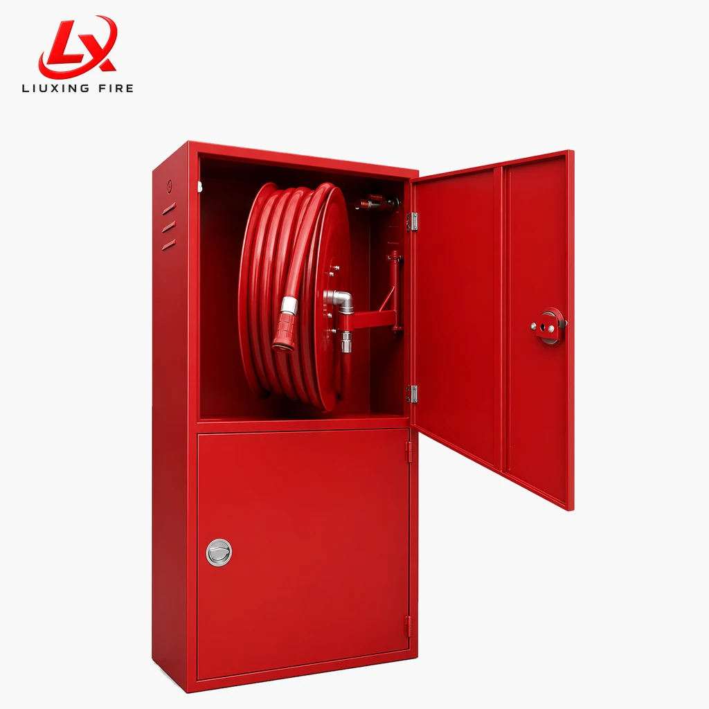 Floor-Standing Combination Hose Reel Cabinet Kit — Representative configuration