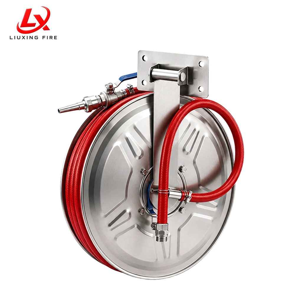 Stainless Steel Fire Hose Reel — 2 — Images show representative configurations. Final details are confirmed for each project.
