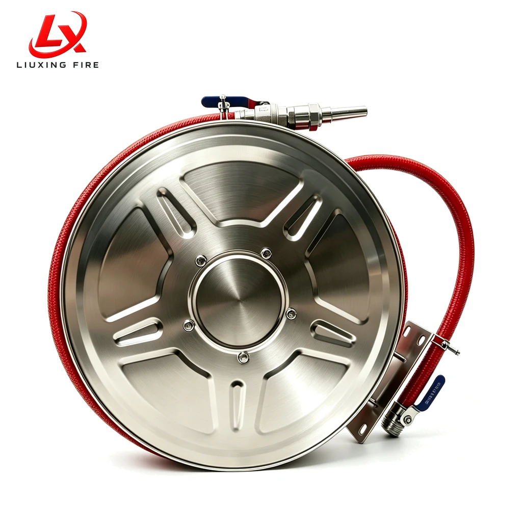 Stainless Steel Fire Hose Reel — 3 — Images show representative configurations. Final details are confirmed for each project.