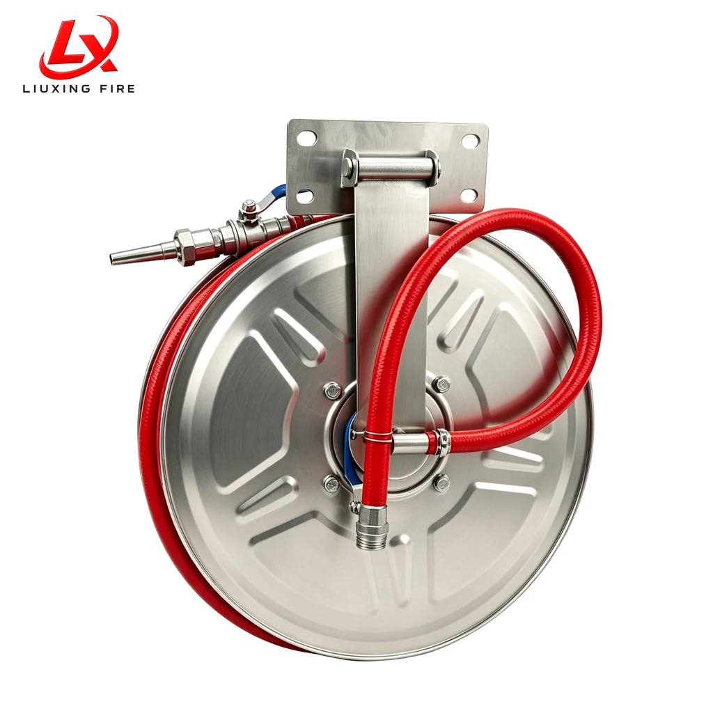 Stainless Steel Fire Hose Reel — 4 — Images show representative configurations. Final details are confirmed for each project.