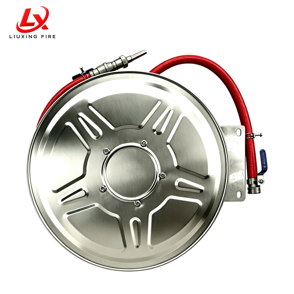 Stainless Steel Fire Hose Reel — 5 — Images show representative configurations. Final details are confirmed for each project.