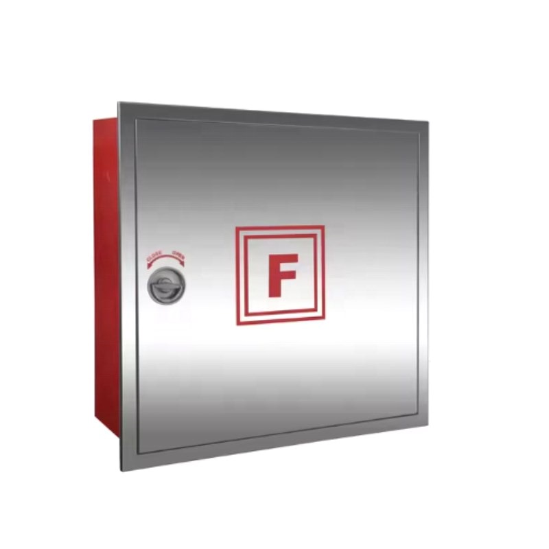 Front stainless steel fire hose reel cabinet