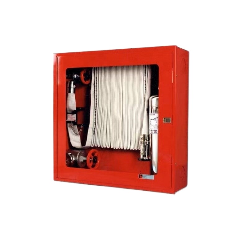 Surface mounted fire hose cabinet